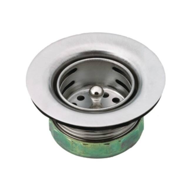 Moen 2" basket strainer with drain assembly ZH-204 - Chrome - Chrome