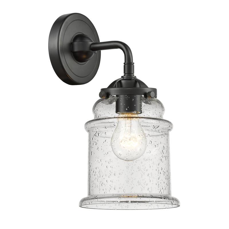 Innovations Lighting Canton Single Light 11" Tall Bathroom Sconce - Oil Rubbed Bronze / Seedy