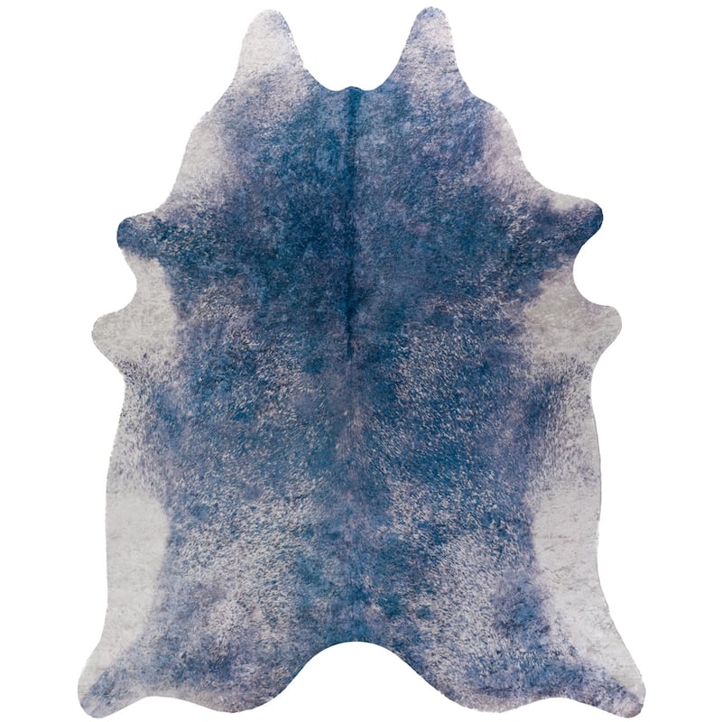 Addison Rugs Cheyenne Colorful Cowhide Print Non-Skid Area Rug