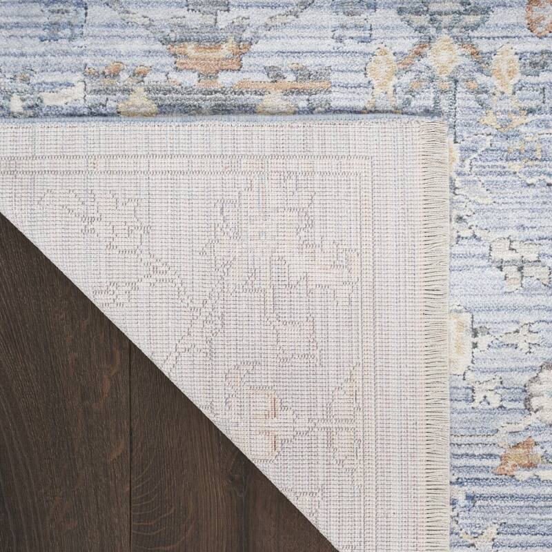 Leja Power Loomed Distressed Area Rug By HomeRoots - 12' Runner