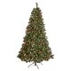 preview thumbnail 11 of 16, 9-ft Spruce Pre-Lit or Unlit Artificial Christmas Tree with Glitter Branches, Red Berries & Pinecones by Christopher Knight Home