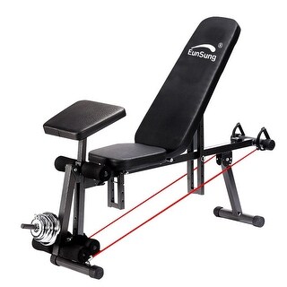Home Gym Adjustable Weight Bench Barbell Lifting Workout Fitness Incline 