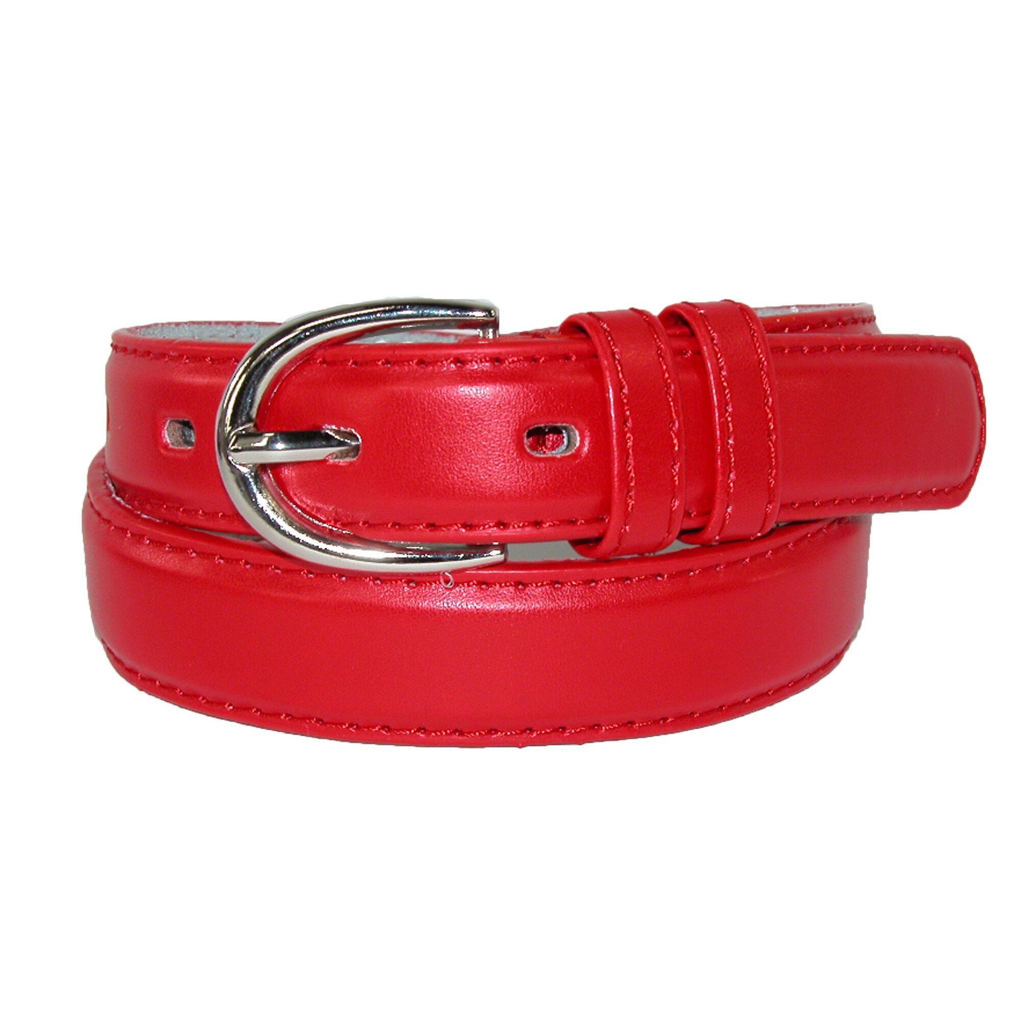 CTM Kids Leather 1 inch Basic Dress Belt