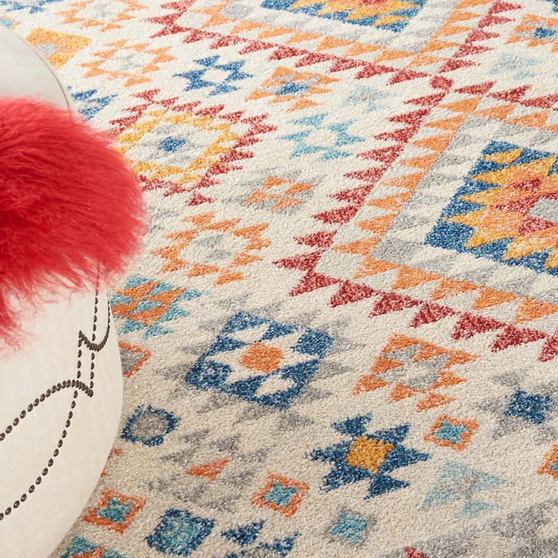 Nourison Passion Modern Boho Tribal Area Rug