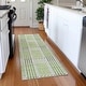 preview thumbnail 77 of 121, Premium Washable Super Soft Modern Plaid Mayfield Rug Aloe - 2'3" x 7'6"