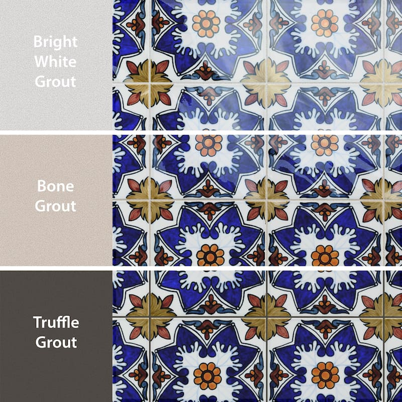 Merola Tile Provincial Deco Maceira 6" x 6" Porcelain Wall Tile - (1 Tile)