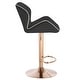 preview thumbnail 33 of 41, Modern Home Luxe Spyder Contemporary Adjustable Suede Barstool - Modern Comfortable Adjusting Height Counter/Bar Stool