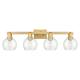 Option Brushed Brass / Clear