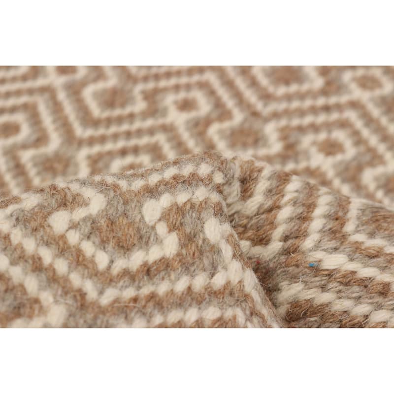 Nevada Brown Kilim 5'3" x 7'10" - 5'3 x 7'10