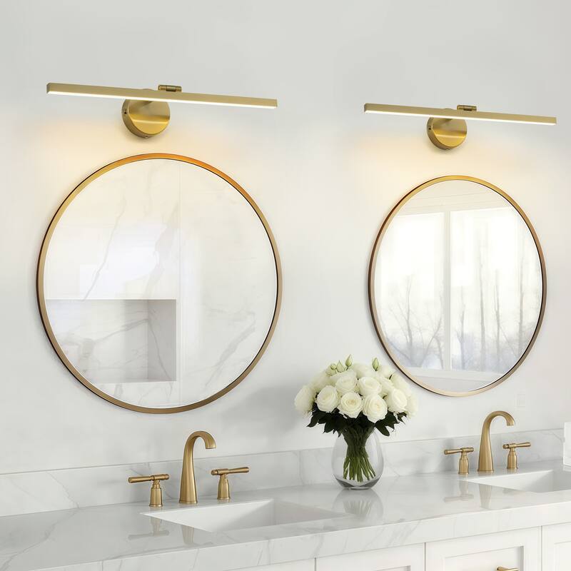 Starsky Minimalist Linear Adjustable LED Vanity Light Dimmable Metal Wall Sconce