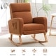 preview thumbnail 57 of 105, HOMYKA Rocking Chair for Nursery with Footrest