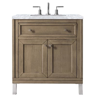 James Martin Vanities Chicago 30" Single Vanity, Whitewashed Walnut