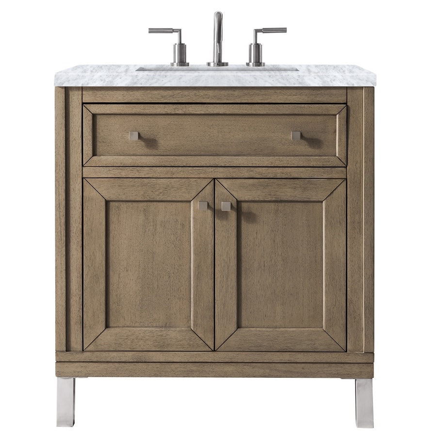 James Martin Vanities Chicago 30" Single Vanity, Whitewashed Walnut