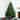 7FT Modern Holiday PE & PVC Mixed Foliage Green Christmas Tree