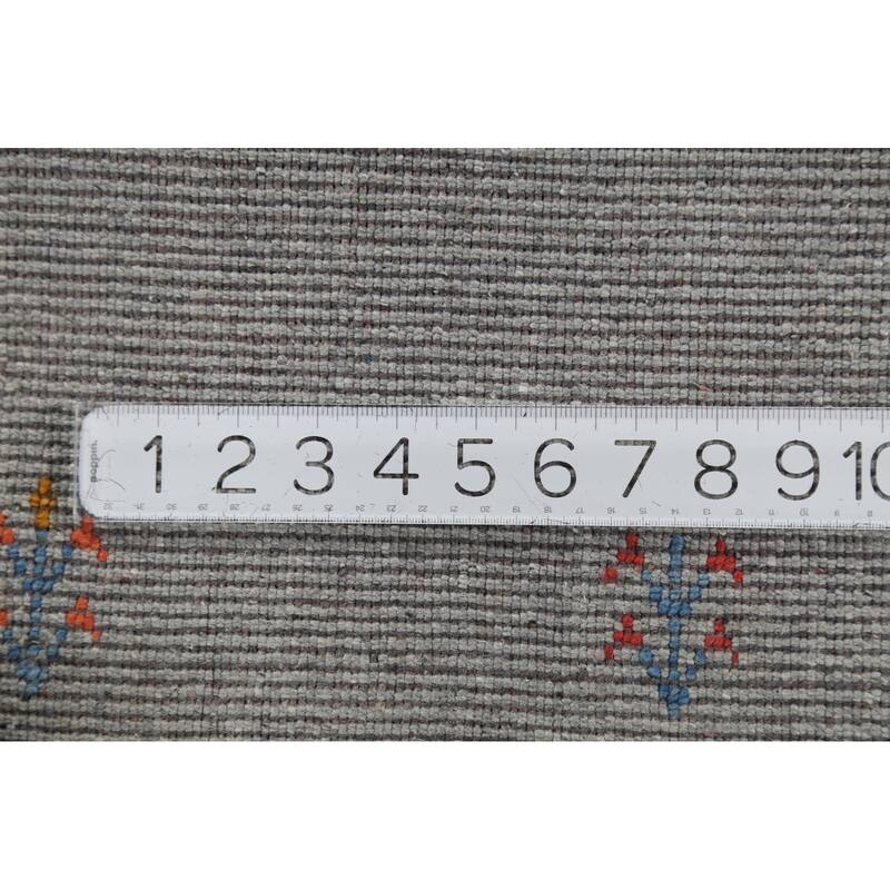 Gabbeh Oriental Area Rug Handmade Wool Carpet - 3'6"x 6'6"