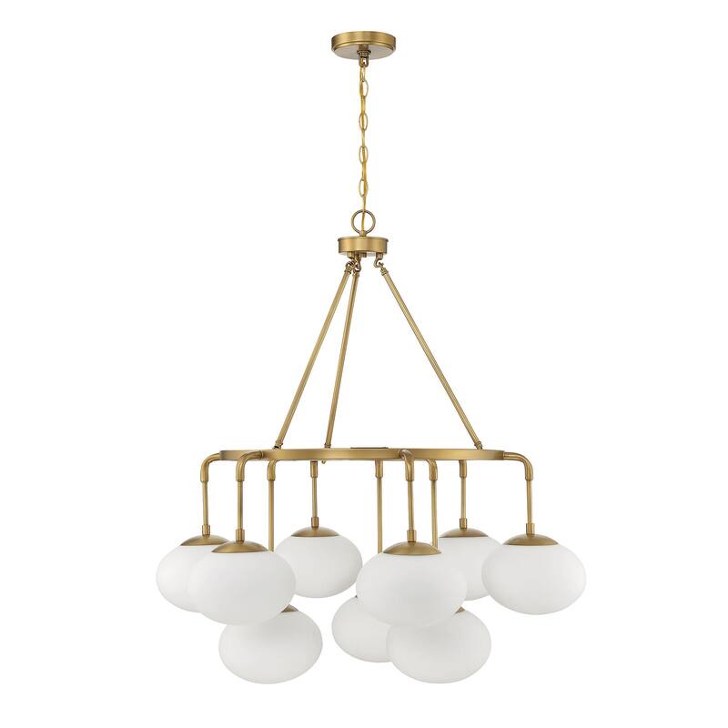 Meridian M10098 9 Light 34" Wide Chandelier