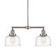Option Brushed Satin Nickel / Clear Deco Swirl