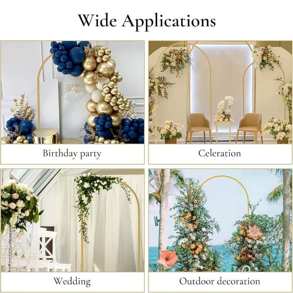 Gouden Wedding Arch Frame - Ballonboog Standaard Voor Feesten En Bruiloften