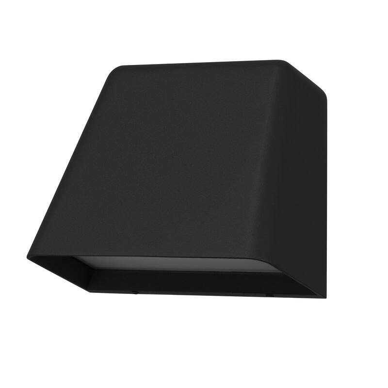 5.5" Sand Black LED Wall Sconce