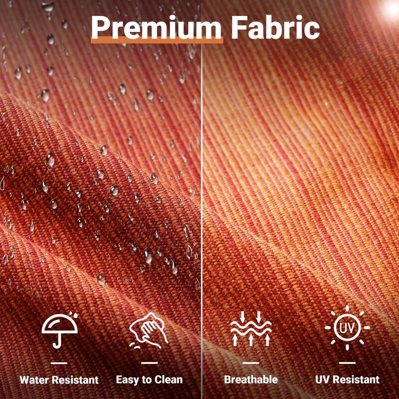 OVIOS 14-Piece Low-profile Deep Seat Wicker Outdoor Patio Furniture Set