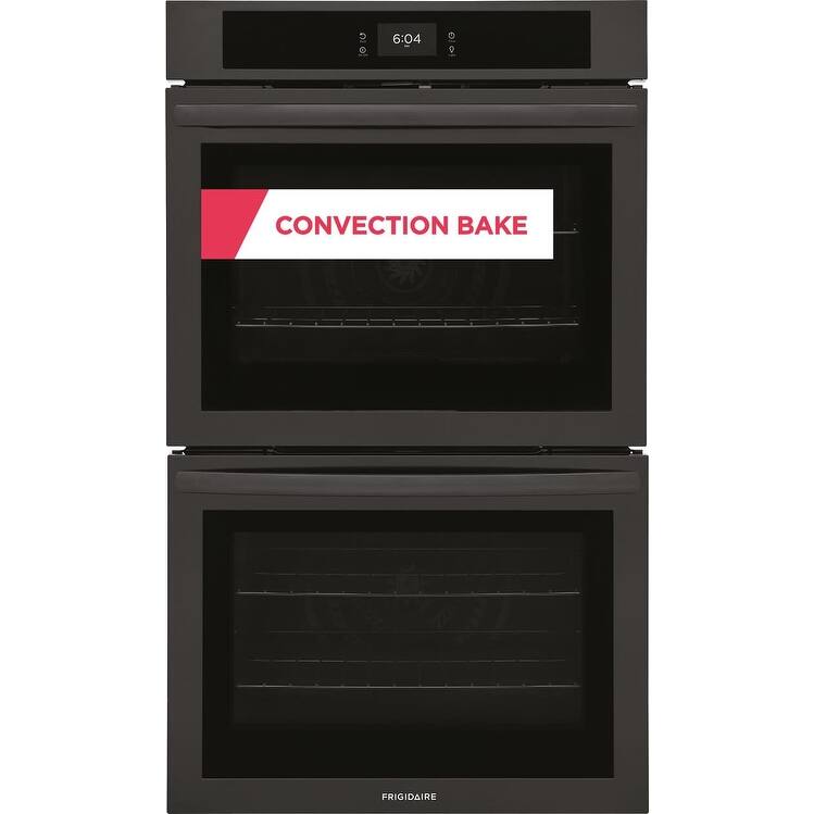 Frigidaire FCWD3027A 30" Wide 10.6 Cu. Ft. Electric Double Oven with - Black