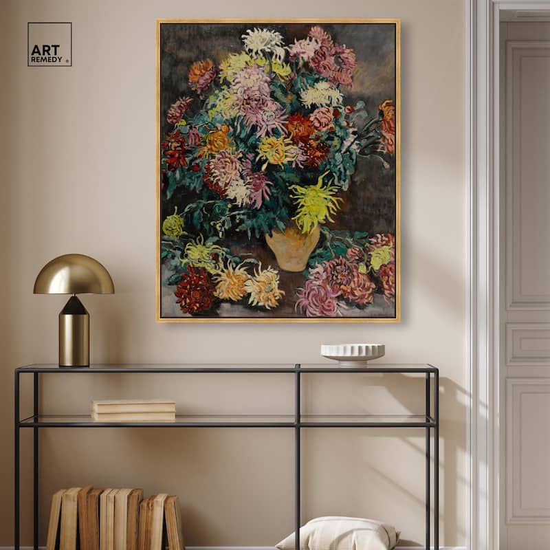Louis Valtat Dahlias Canvas by Art Remedy