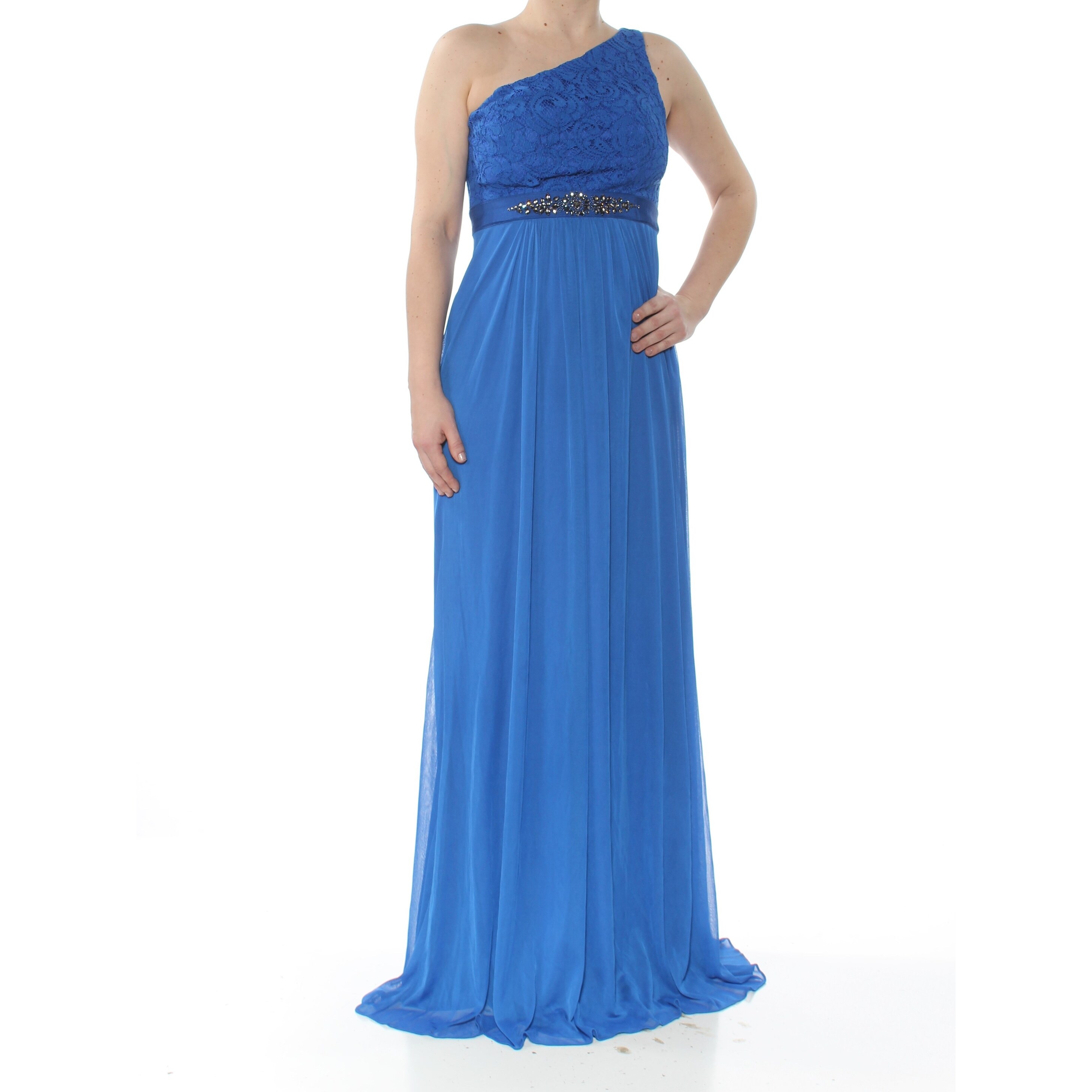 adrianna papell blue dress