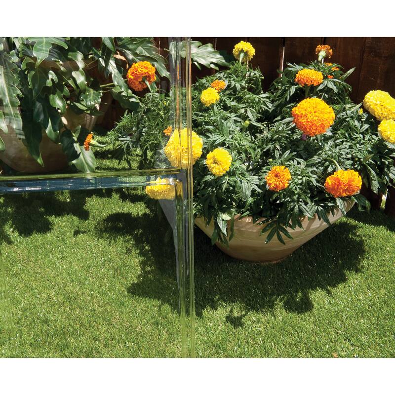 Harmony 6 ft. Silver & Grey /Clear DIY Greenhouse Kit