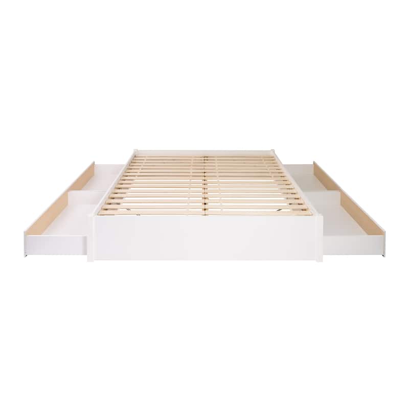 Prepac King 4-post Platform Bed with Optional Drawers