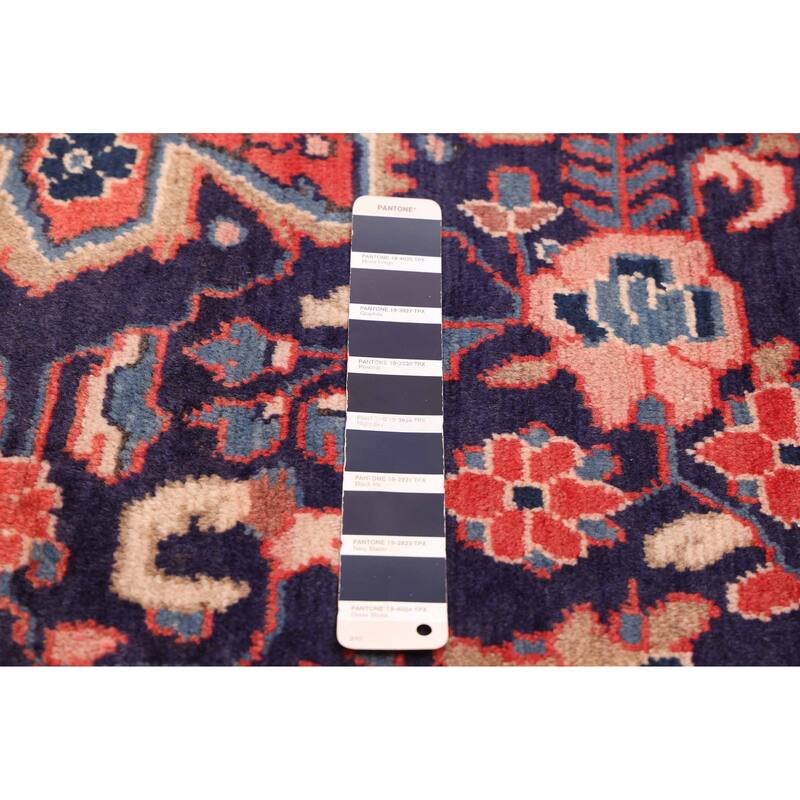 ECARPETGALLERY Hand-knotted Andelz Navy Wool Rug - 4'1 x 7'0