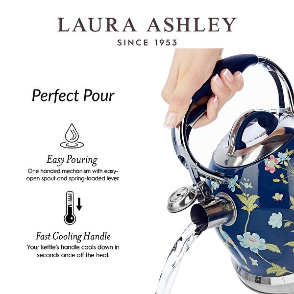 Amazon.com: VQ Laura Ashley Elveden White Stainless Steel 2