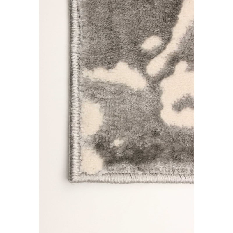 ECARPETGALLERY Machine Woven Aura Teal Area Rug