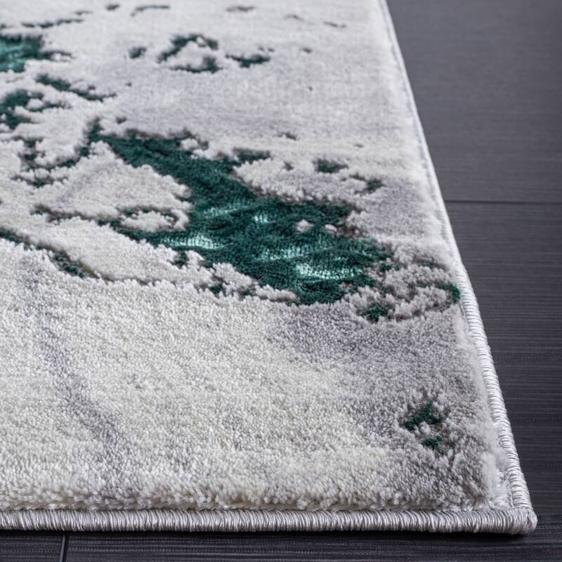 SAFAVIEH Craft Imola Modern & Contemporary Rug - 6'7" Square - Grey/Green
