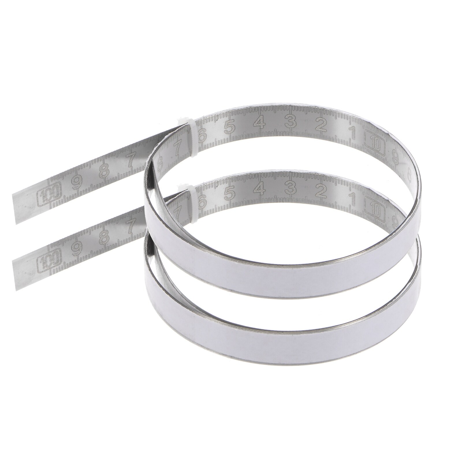 Self-Adhesive Measuring Tape 100cm Stainless Steel Metric Right to