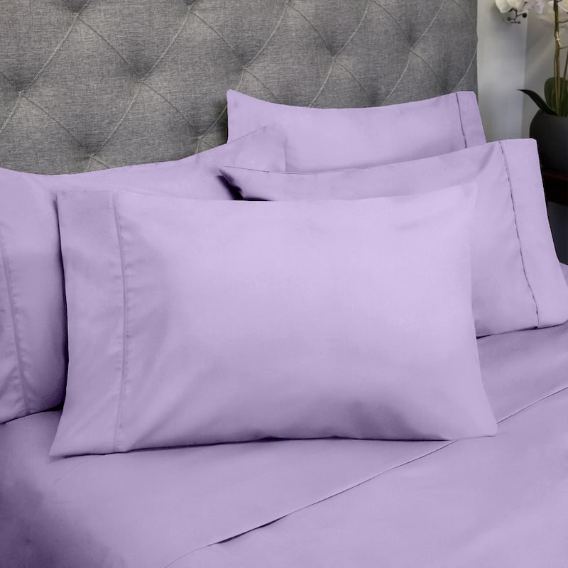 Sweet Home Collection 6 Piece Sheet Set, Deluxe Ultra Soft 1500 Series, Double Brushed Microfiber