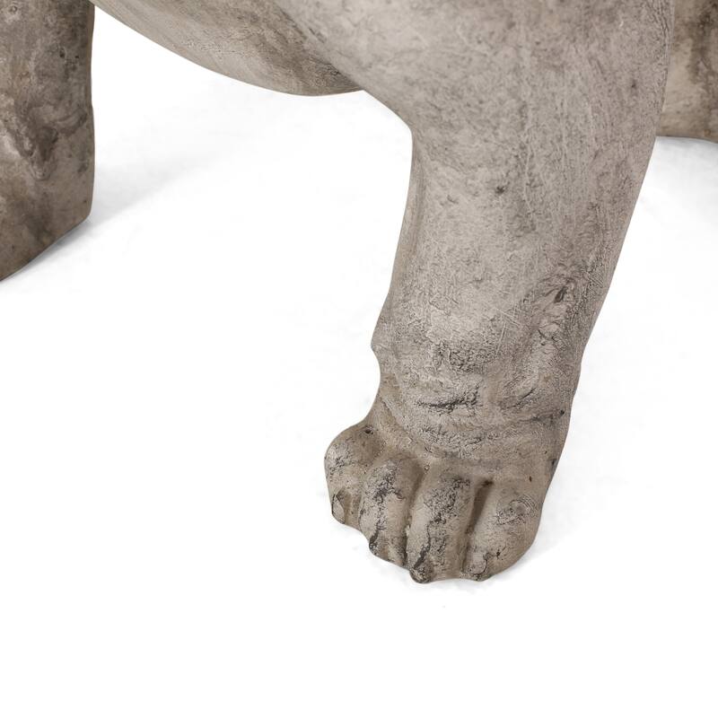 Roomfitters 17-Inch French Bulldog Garden Statue, Cast Stone Outdoor Dog Sculpture