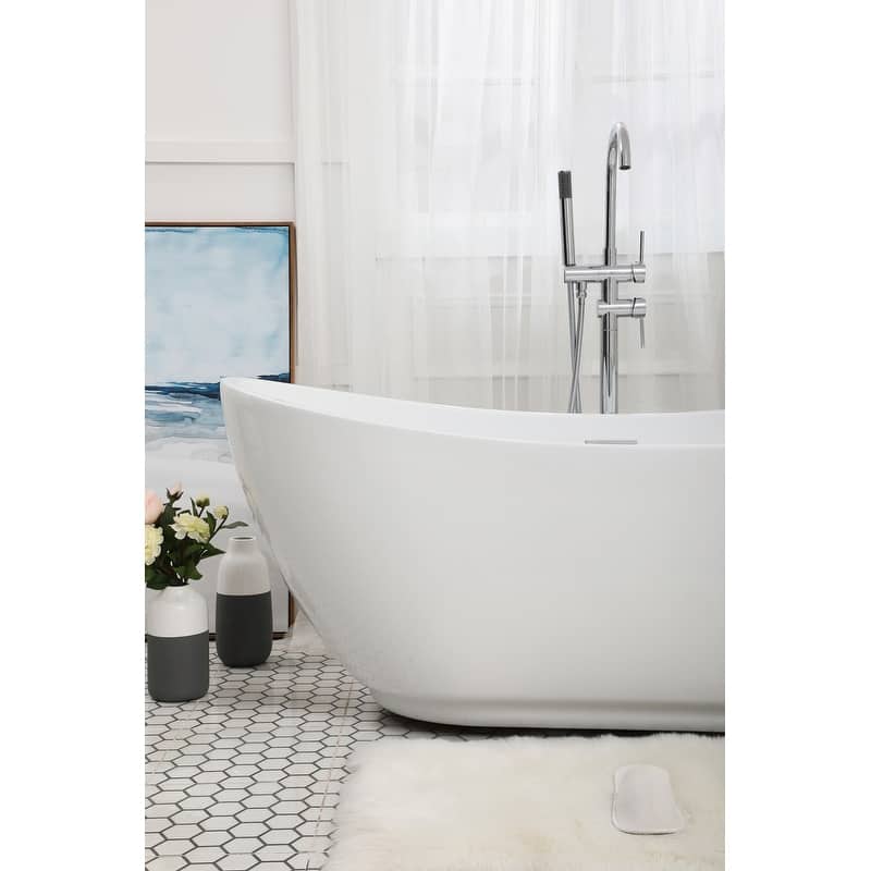 Irsa Soaking bathtub in glossy white