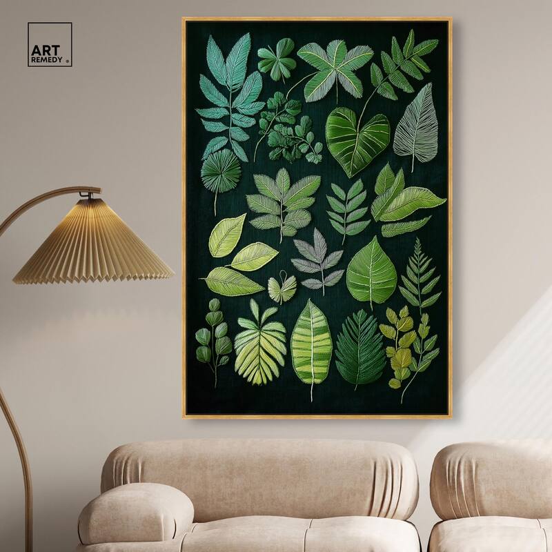 Leaf Library II Canvas by Art Remedy