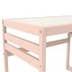 preview thumbnail 12 of 18, Max & Finn Signy Kids Table and 2 Chairs Set with Adjustable Heights, Pink/White