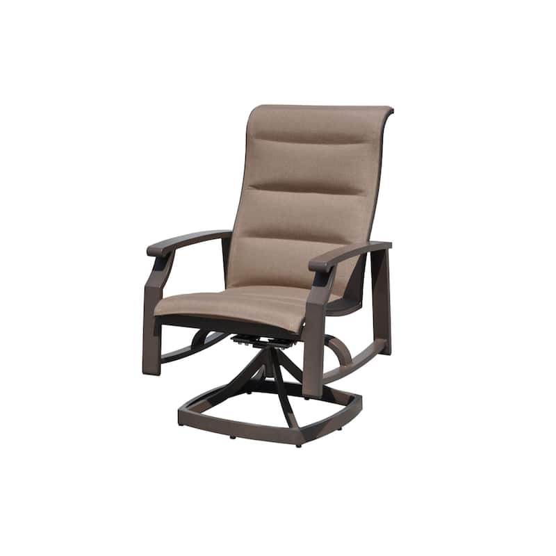 Courtyard Casual Madison 2 Padded-Sling Swivel Dining Chairs