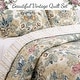 preview thumbnail 5 of 5, Cozy Line Florabella Cotton Golden Floral 3-pc. Reversible Quilt Bedding Set
