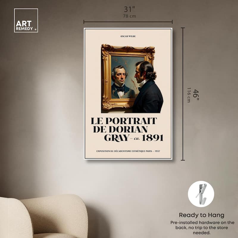 Decadent World of Dorian Gray Canvas by Art Remedy