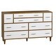 preview thumbnail 7 of 20, Lifestorey Ana 8-Drawer Mid-Century Modern Dresser