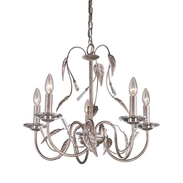 Landmark Lighting 69006-5 Five Light Up Lighting Chandelier from the ...