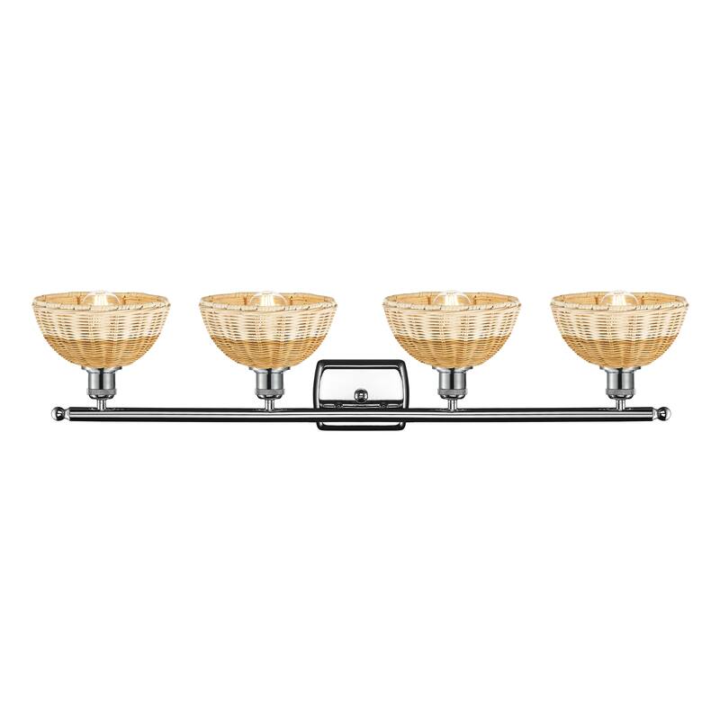 Innovations Lighting Endless Possibilities Ballston - Bristol Natural II - 4 Light 38" Bath Vanity Light