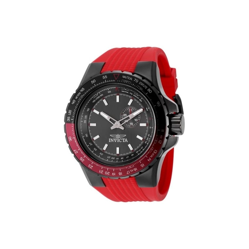 Invicta Men's 49724 Aviator Quartz VD72 Gunmetal Dial Watch