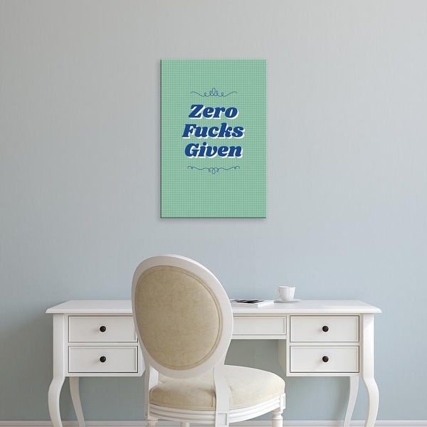 Easy Art Prints 'Zero' Premium Canvas Art