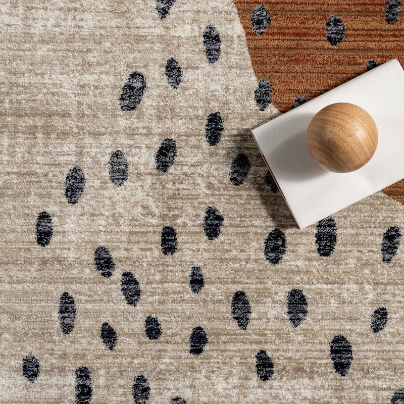Manaslu Sunrise Fringed Area Rug