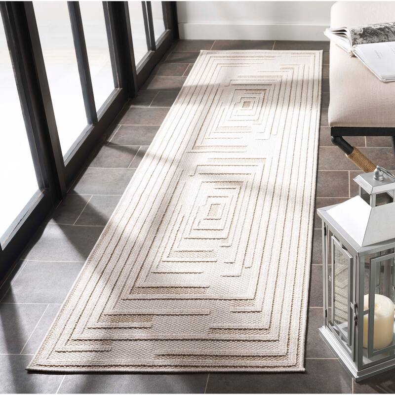 SAFAVIEH Global Jannet Indoor/Outdoor Washable Backyard Patio Rug