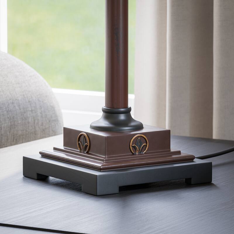 Kenroy Home Iron Lace Table Lamp - Golden Ruby